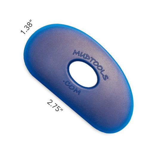Mudtools Polymer Rib Blue Size 0– Rovin Ceramics