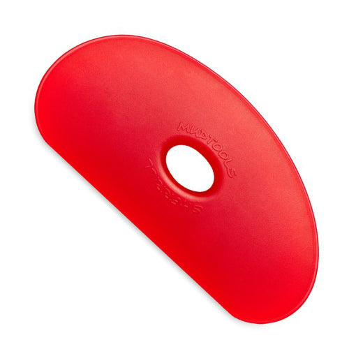 Mudtools Polymer Rib Red Size 5– Rovin Ceramics