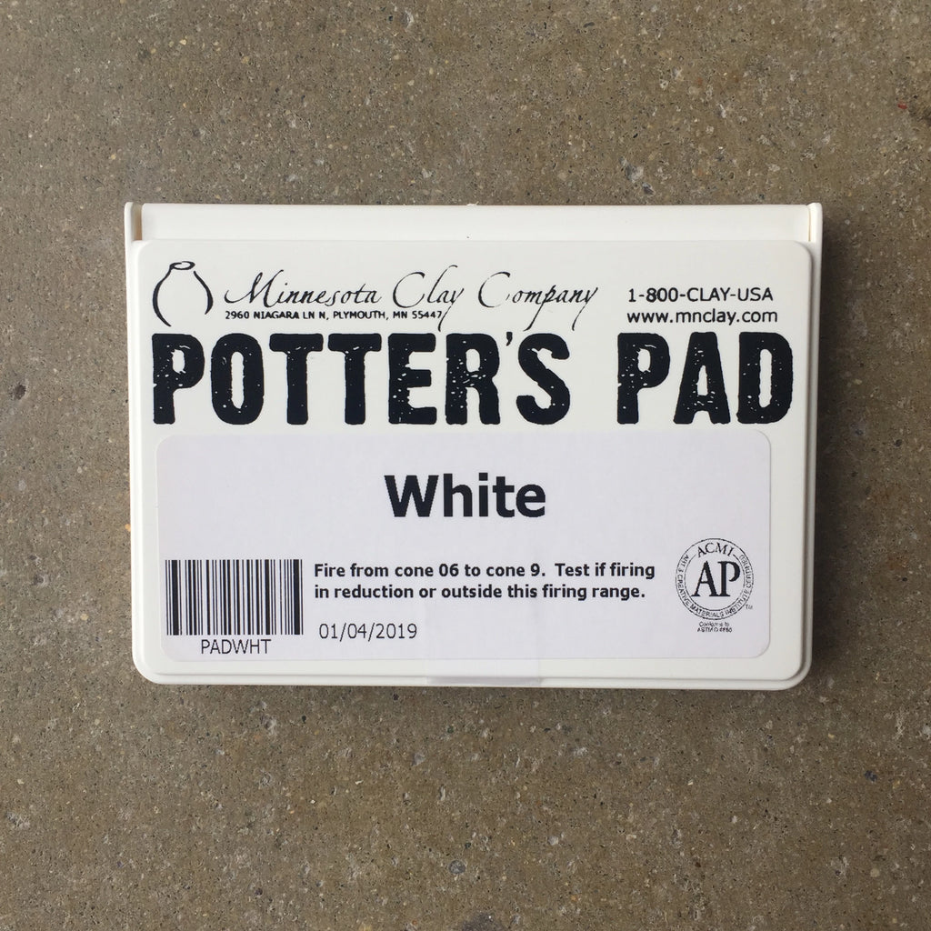 WHITE INK PAD, Rubber Stamp Ink Pad, Ink Pads, Stamp Pad, Pad for